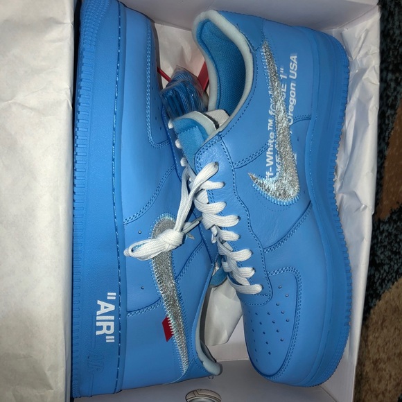 Nike air force 1 off white blue main image 7